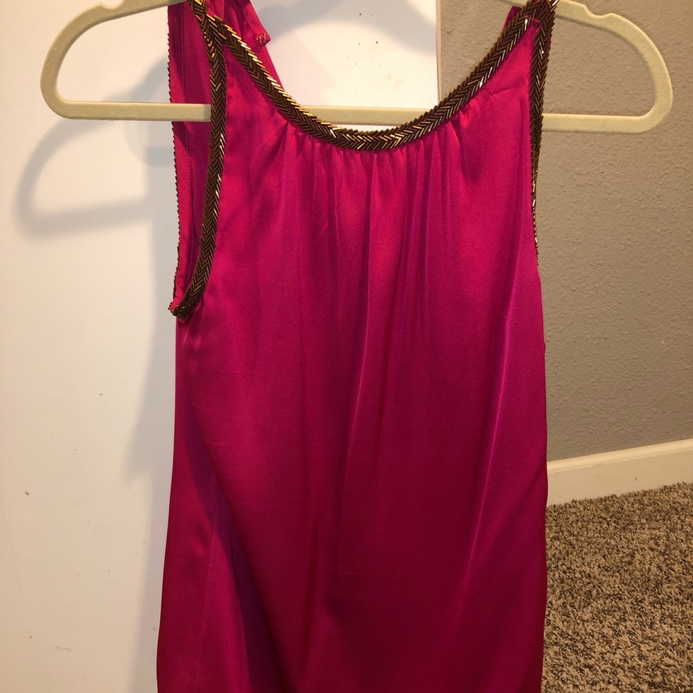 Hot pink blouse